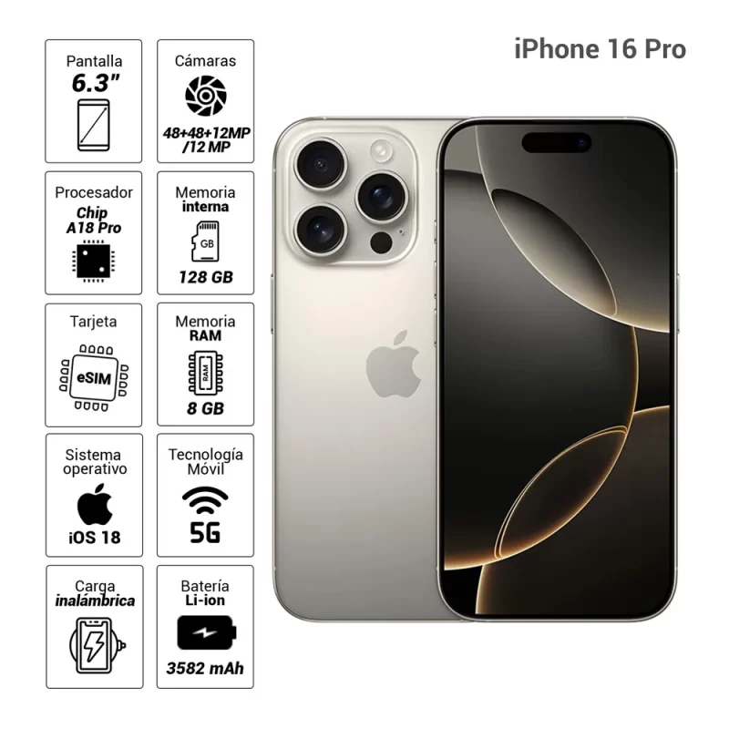 iPhone 16 PRO 128GB - Imagen 4